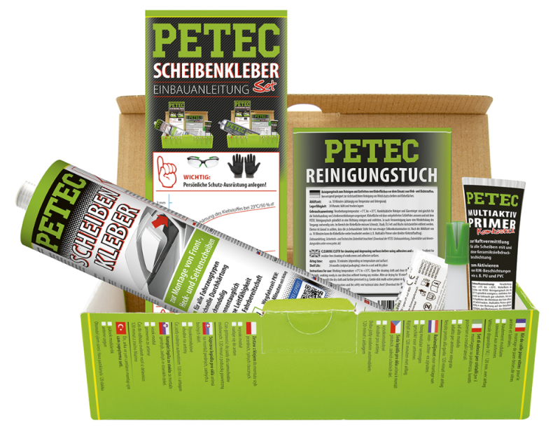 Petec Scheibenkleber Set
